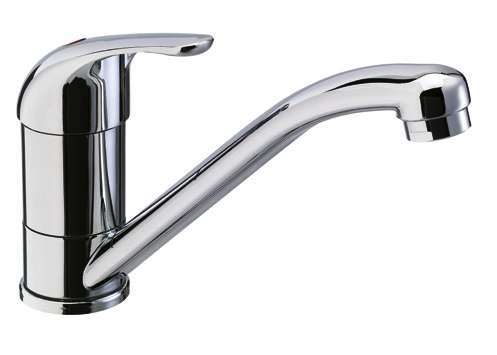 Reich Kama Einhebelmischer und Wasserhahn Metallauslauf 160 mm