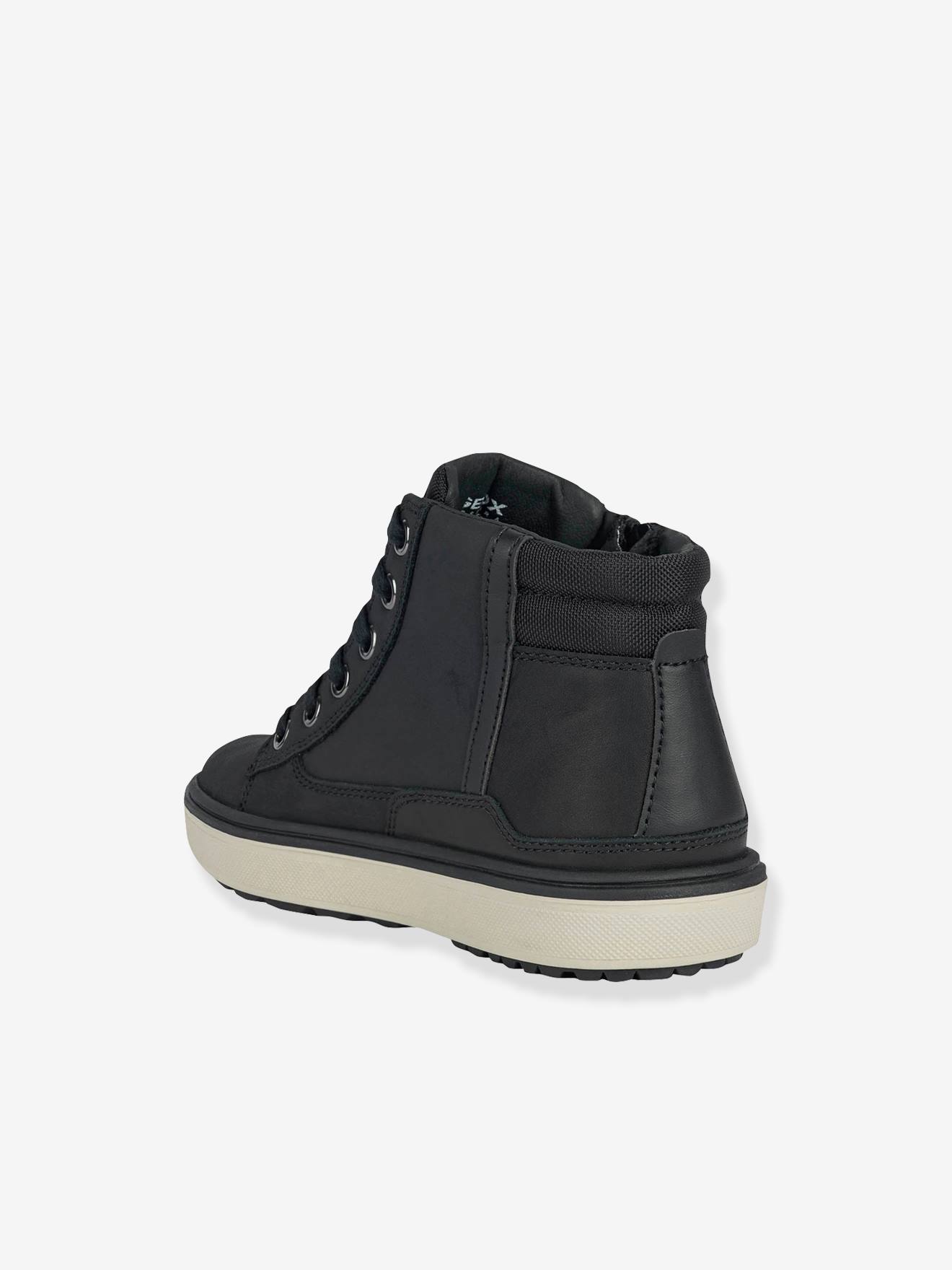 Tênis MID J Mattias Boy B ABX GEOX® tamanho médio preto liso