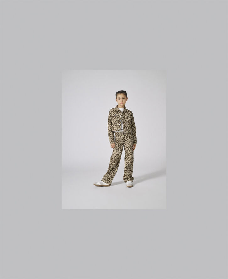 ONLY KOGLEO WIDE PANT PNT Beige/leo