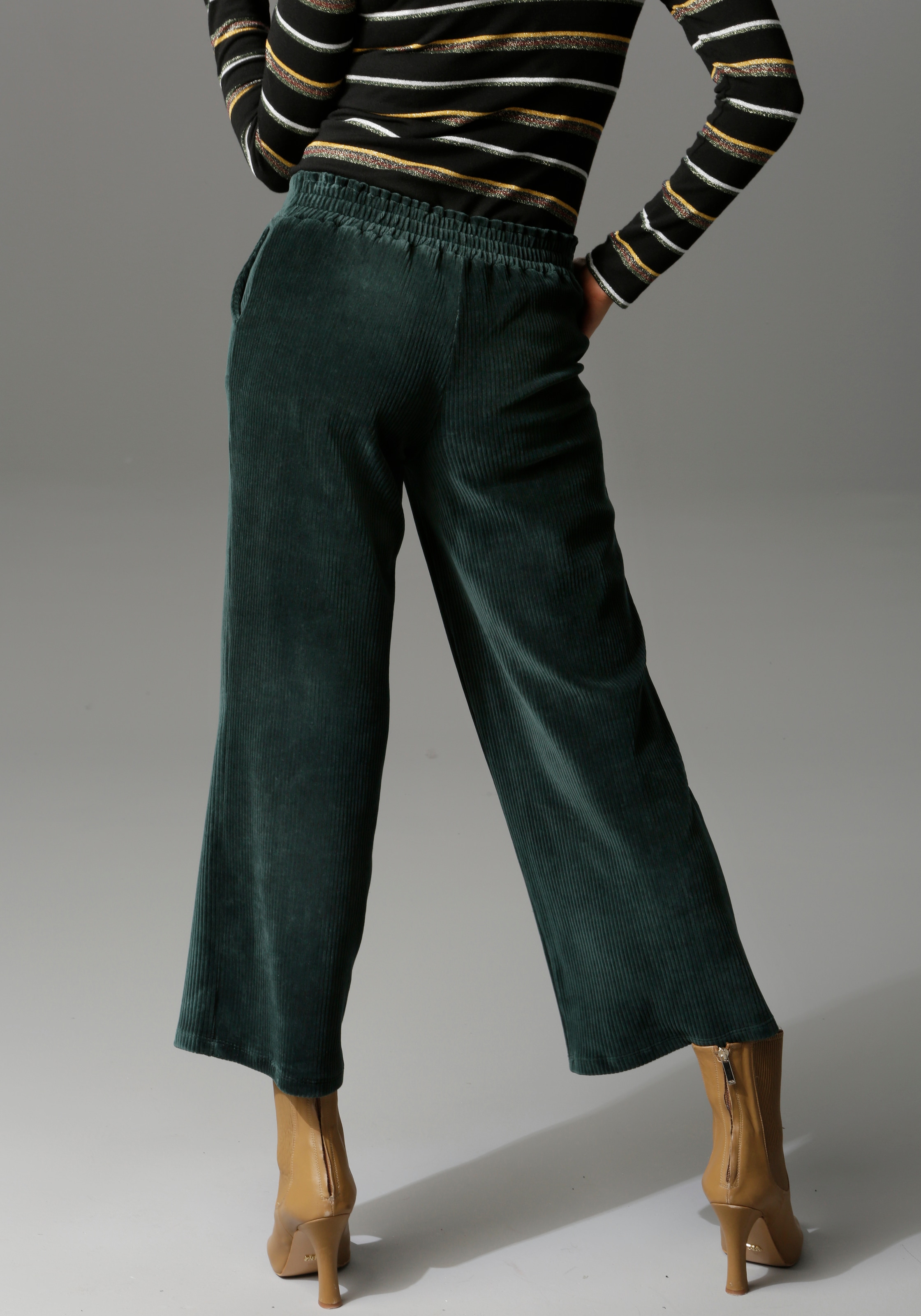Aniston CASUAL Cordhose  in trendiger Culotte-Form