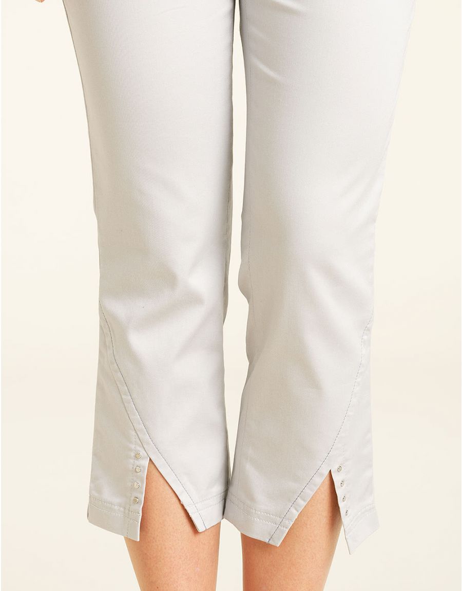 Pantacourt stretch gris