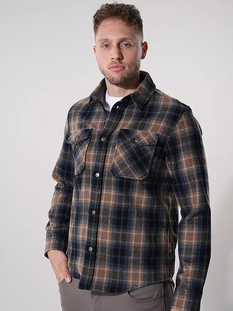 WOOLRICH Overshirt beige