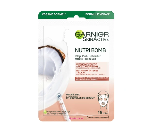 Garnier Skin Active Nutri Bomb Pflege-Milch-Maske