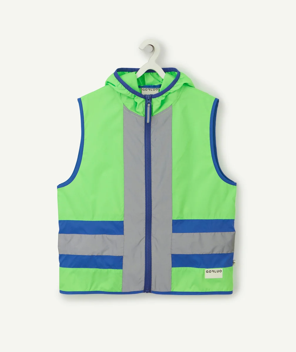 GOFLUOGILET DE SÉCURITÉ VERT JOY AVEC CAPUCHE