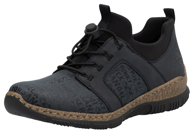 Rieker Slip-On Sneaker  , Schlupfschuh, Freizeitschuh, Halbschuh mit praktischen Anziehlaschen