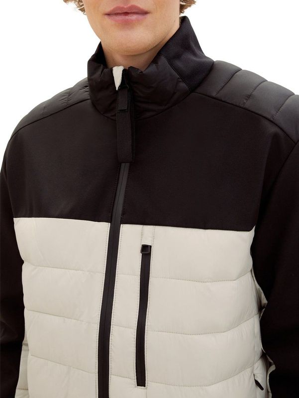 Tom Tailor - 1038925 - Heren Jack - Zwart - 100% Polyester