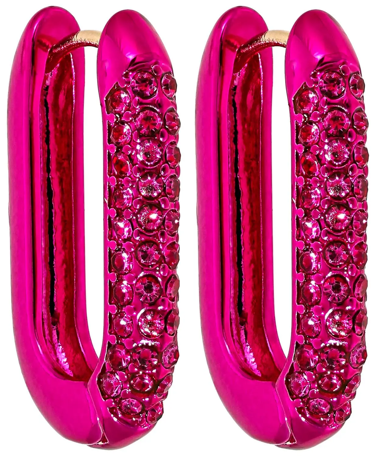 Creolen - Trendy Pink
