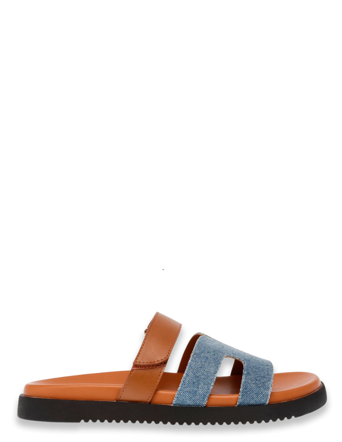 steve madden Mules Femme Missile Jean/Marron Cuir