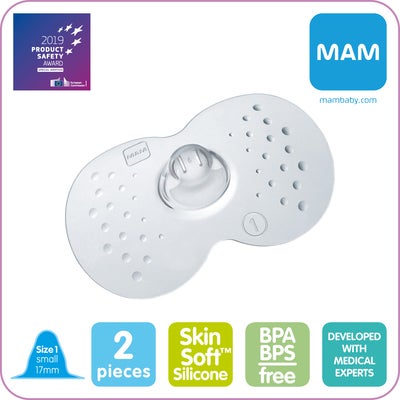 MAM Brystskjold 2-pack Str 1