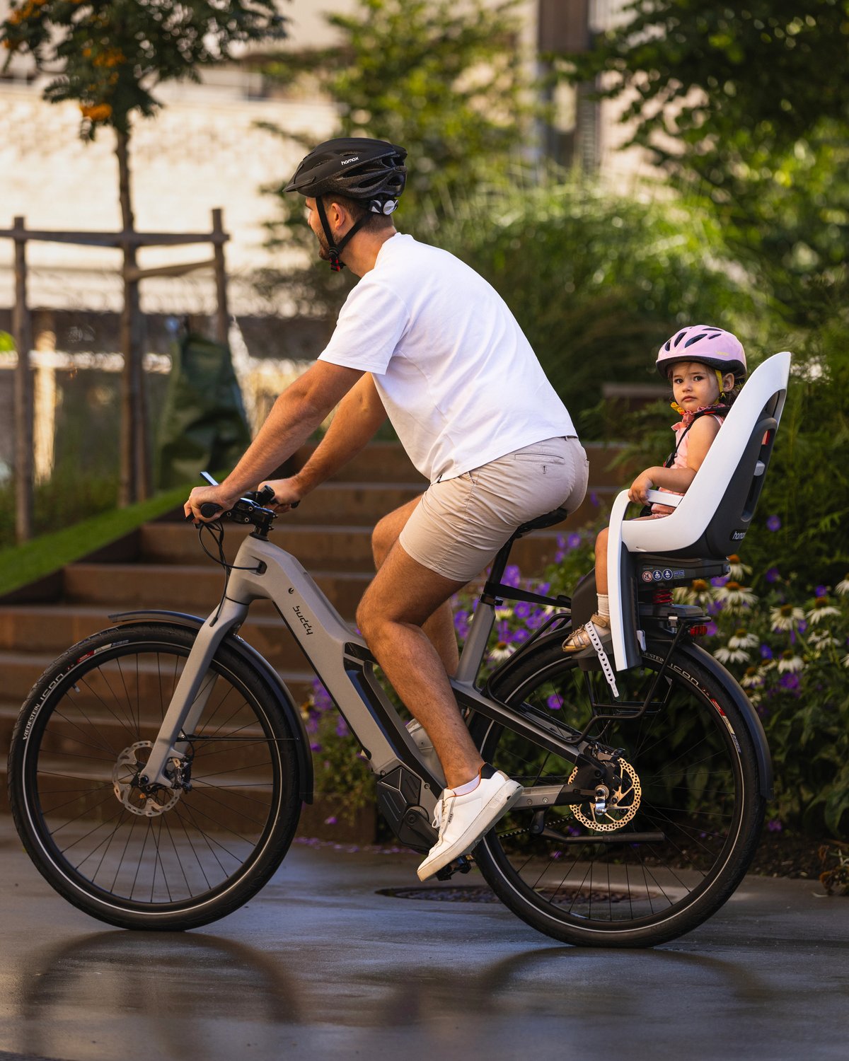 Caress Sykkelsete – Montert på Bagasjebrett | Hamax Caress Child Bike Seat, Rack Mounted