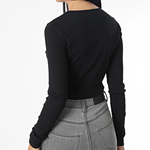 Pull Crop Femme Drakey Noir