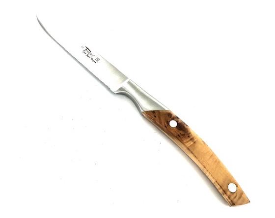 Tomate 13 cm - Le Thiers par Goyon - Manche Genévrier Couteaux de cuisine professionnel