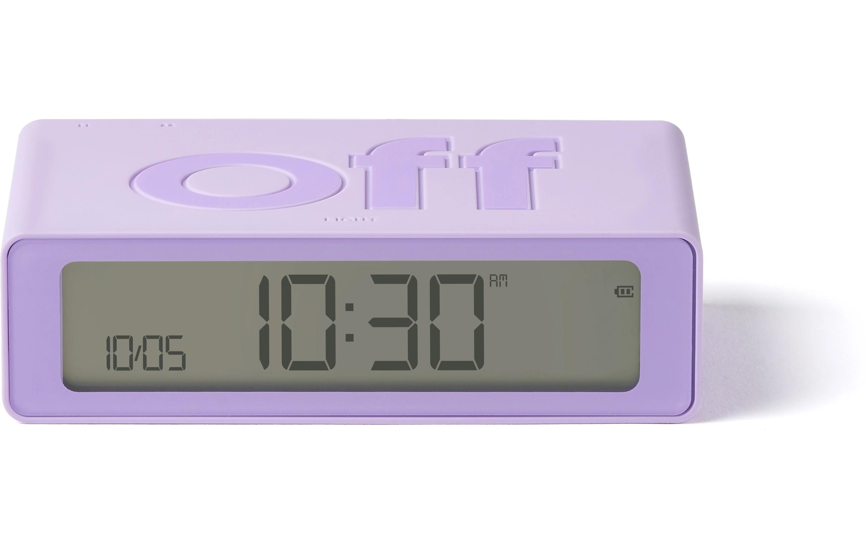 Digitalwecker Flip Mini LavendelMini LCD-Wecker mit Umkehrfunktion (On/Off)