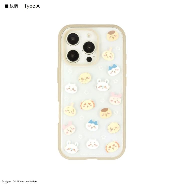 Gourmandise - Chiikawa IIIIfit doorzichtige iPhone 16 Pro-telefoonhoes