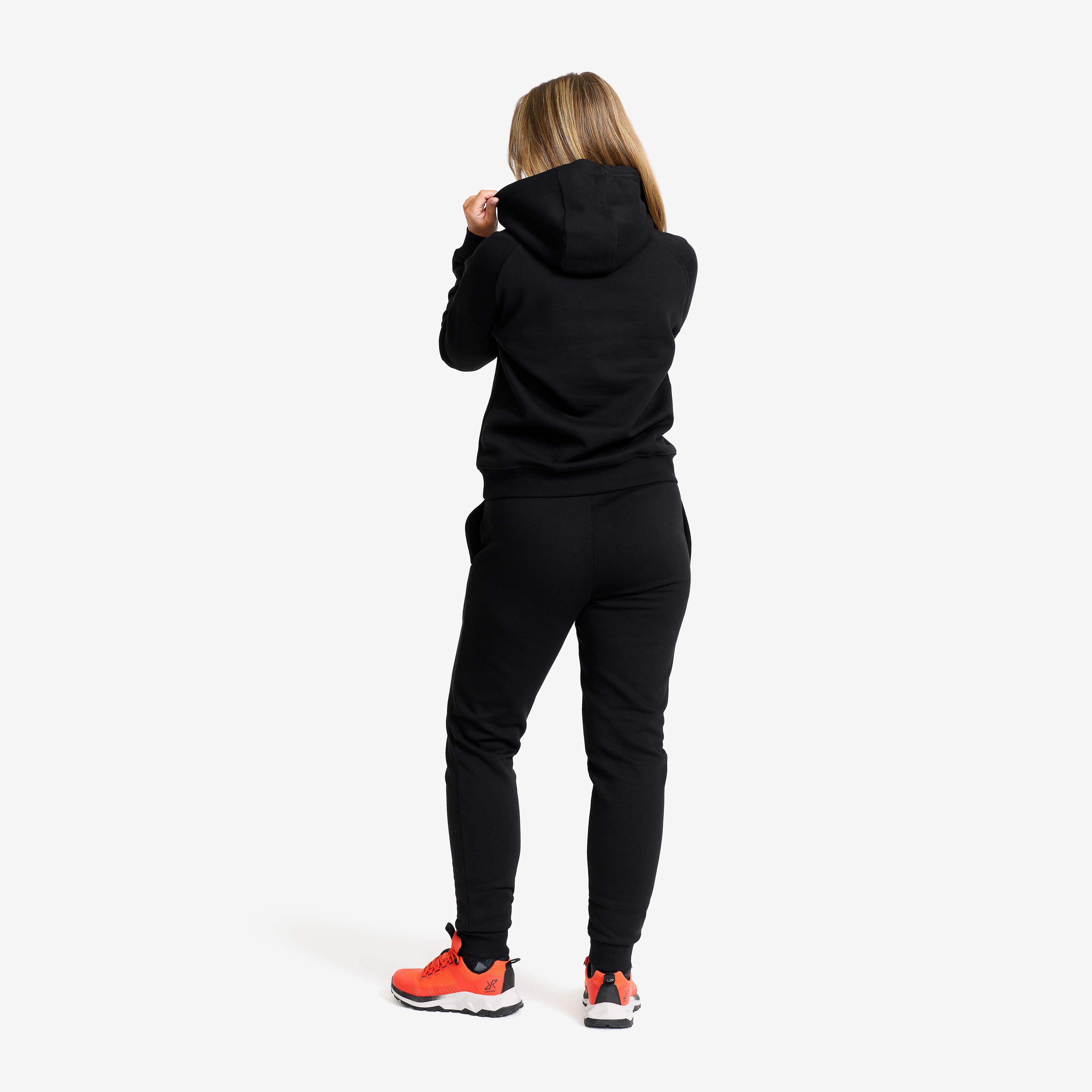 RVRC Hoodie Dame Black/Oatmeal