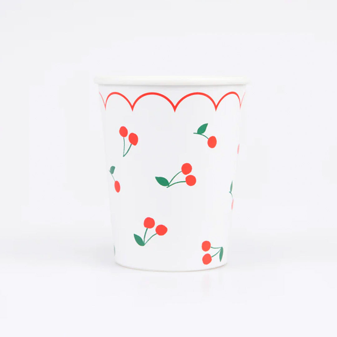 Meri meri bekers cherry - 8st