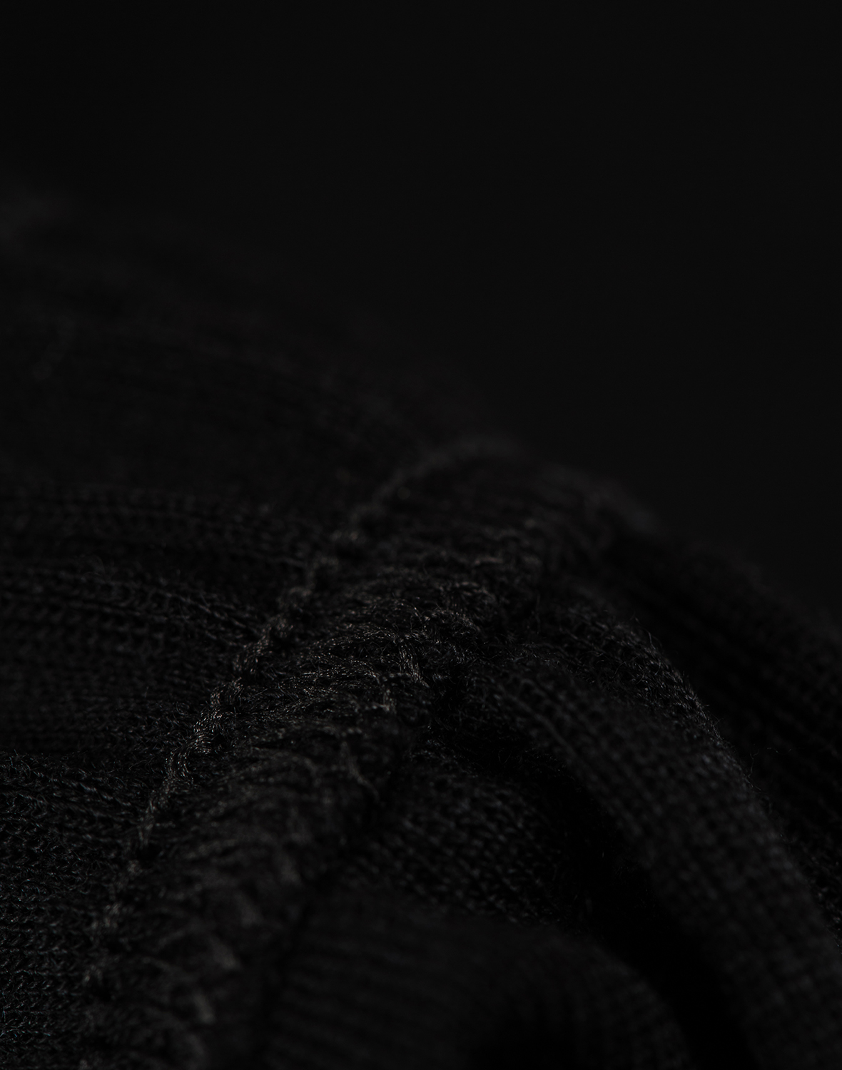 Broek met wijde pijpen van merinowol/zijde voor dames -