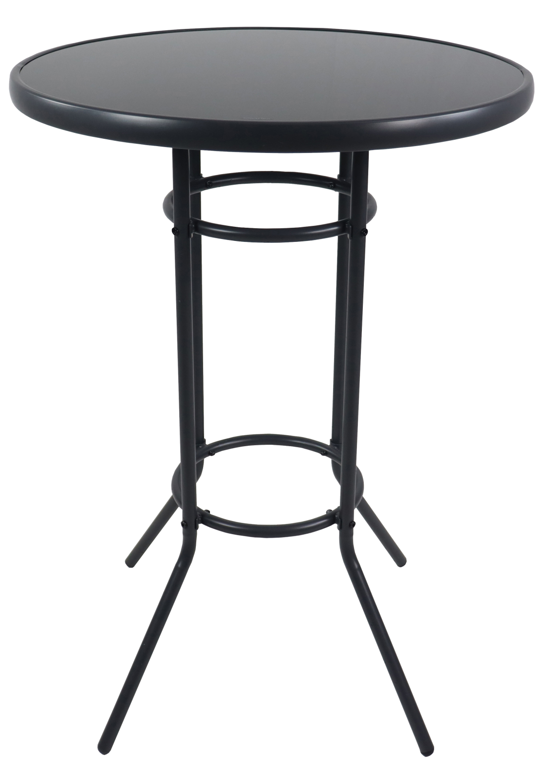 3-teiliges Bartischset GARLOS - anthrazit - Stahl