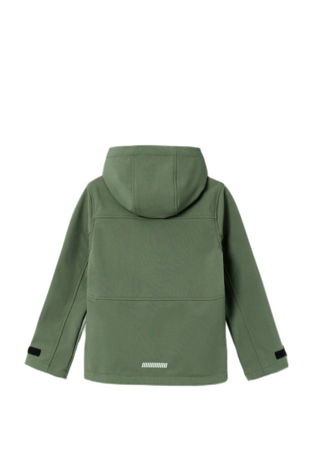 NAME IT softshell jas NKALF08 zachtgroen