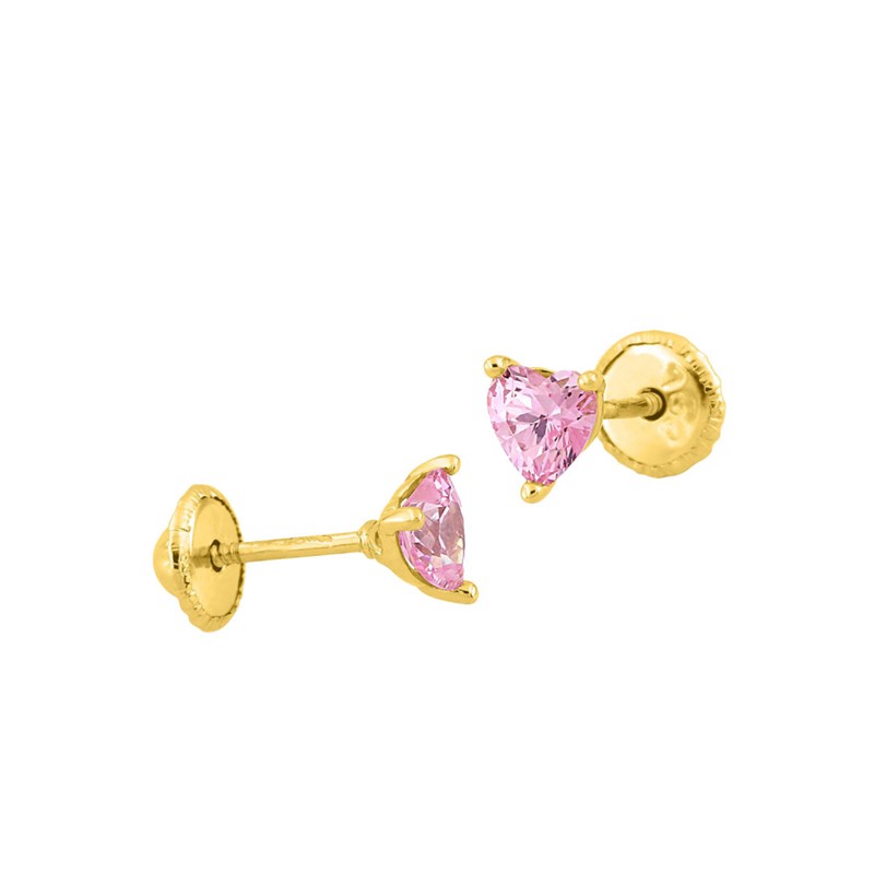 Boucles d'oreilles femme - oxyde de zirconium - Or 18 Carats