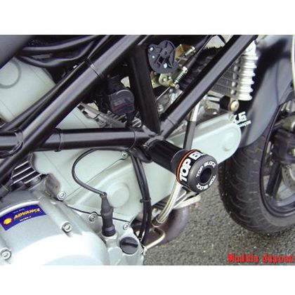 Pare-carter Top Block Kit roulettes - Noir