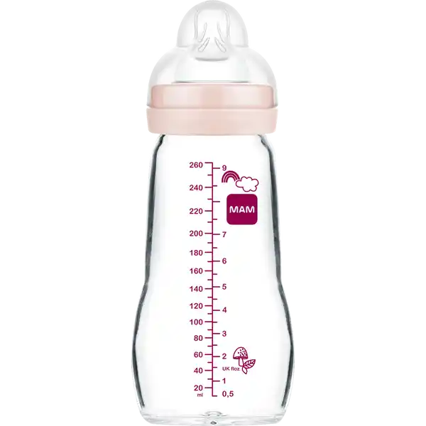 Feel Good Glass Bottle 260 ml 0+ Monate Vogel & Eichhörnchen