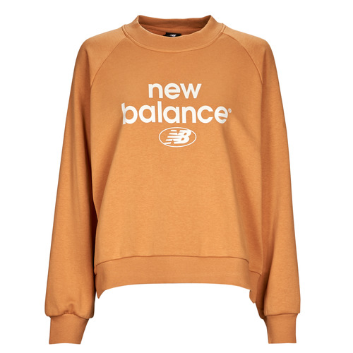 New Balance - ESSENTIALS GRAPHIC CREW FRENCH TERRY FLEECE SWEATSHIRT - Orange