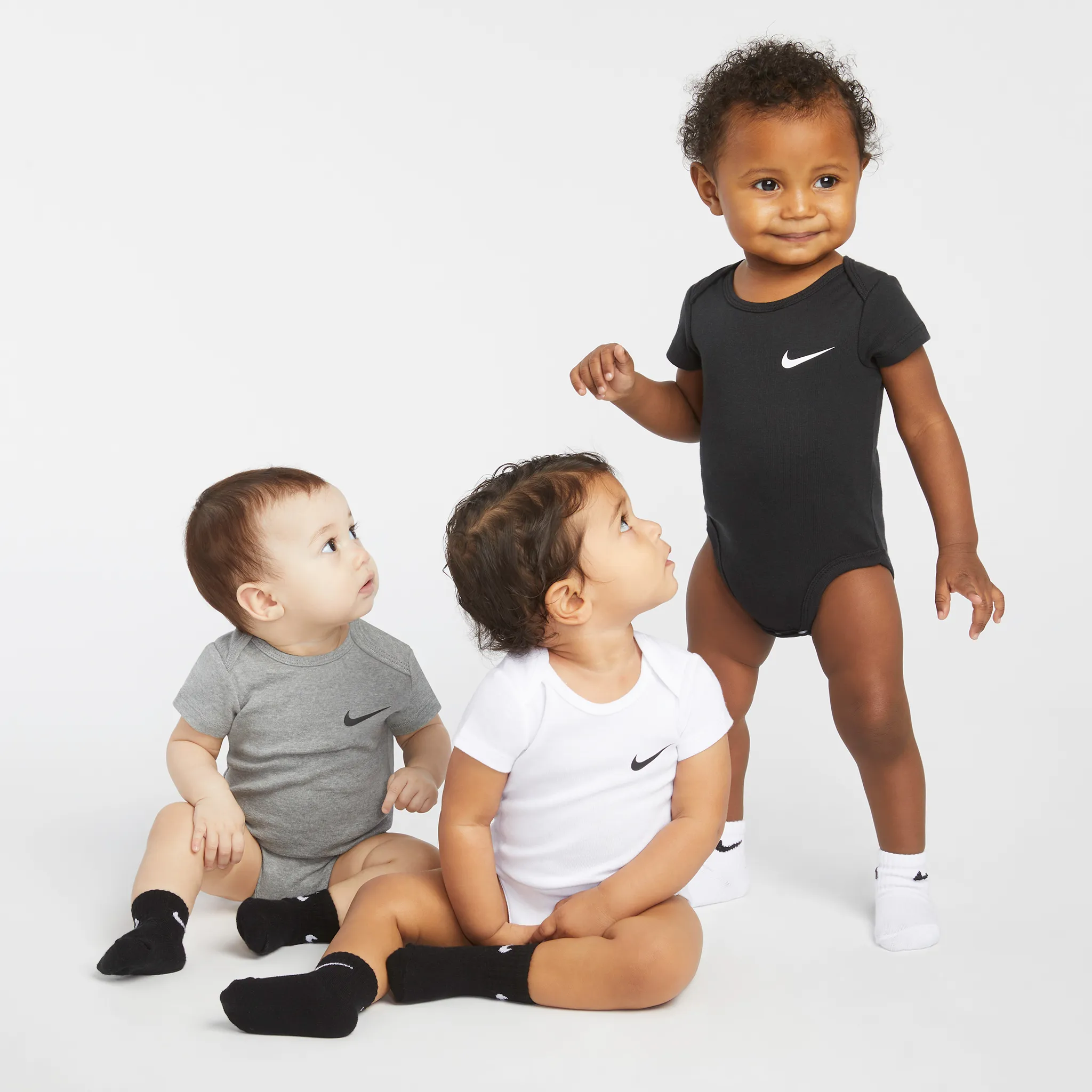 Nike Cache-Couche Swoosh Paquet de 3 0-9mois