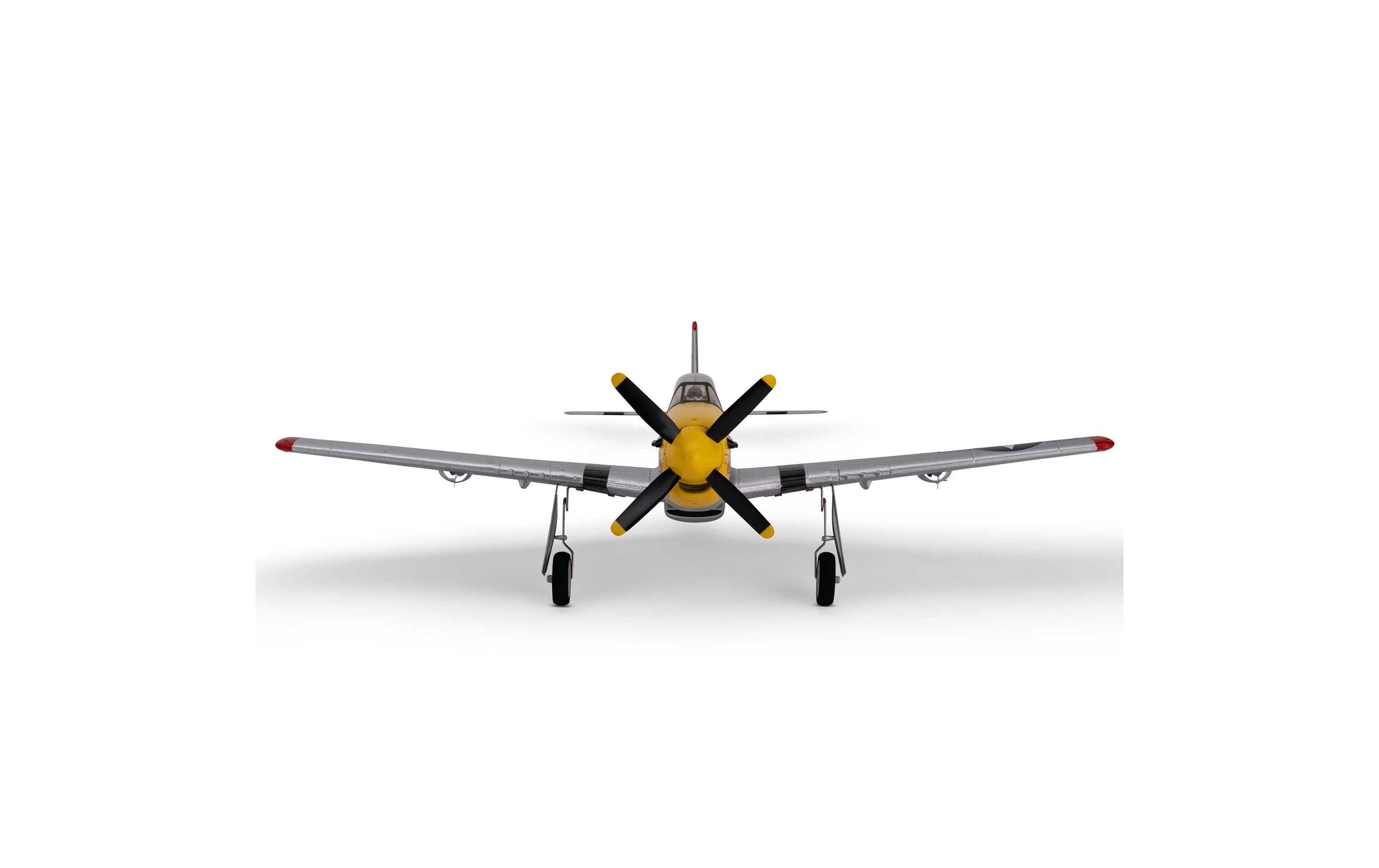 Warbird UMX P-51D Mustang Detroit Miss AS3X, SAFE BNF Basic<br>Scale-Warbird im UMX Format mit Brushless Antrieb