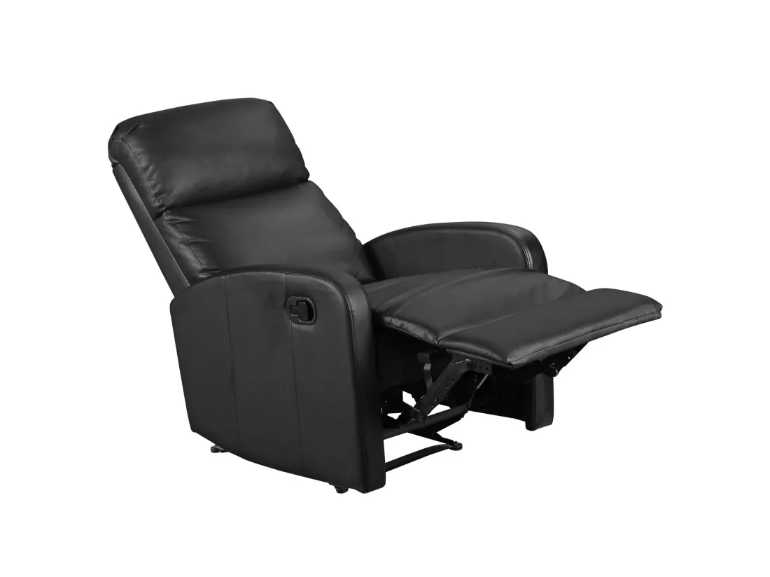 Fauteuil inclinable MAX noir - HAPPY GARDEN