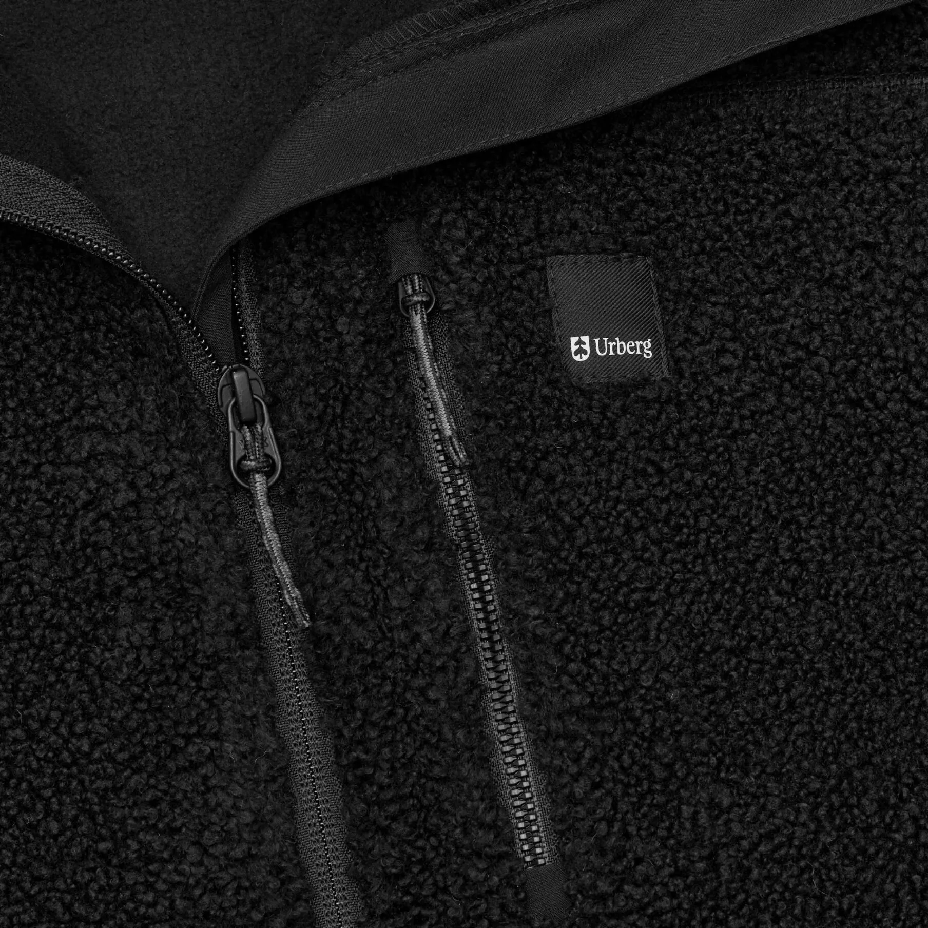 Urberg Pile Hoodie Wmn Black Beauty