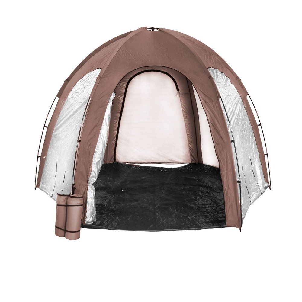 Tente dôme abri de piscine et spa - 3.4m x 3.9m h2.2m