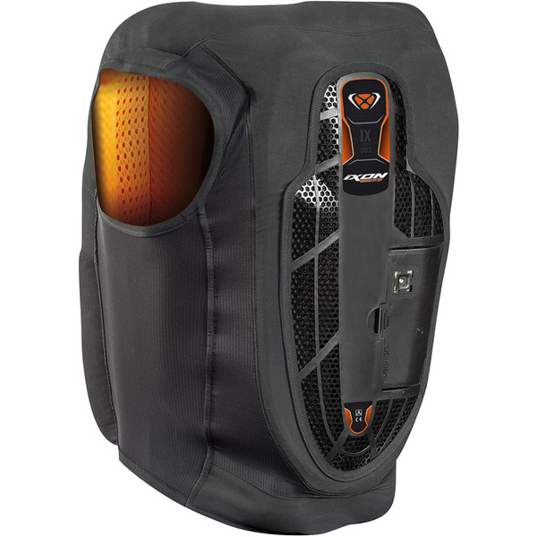 Ixon - Gilet Airbag IX-Airbag U03 Noir / Orange