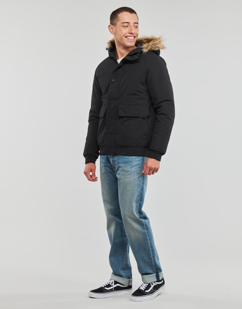 Jack & Jones - JJCHAMP BOMBER JACKET FUR - Noir