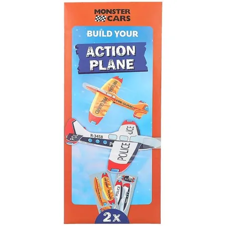 Depesche Monster Cars Build your Action Glider, 1 Packung, 6-fach sortiert