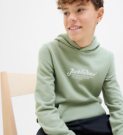 Jack & Jones Kapuzenpullover - JjBeau - Eisberg Green