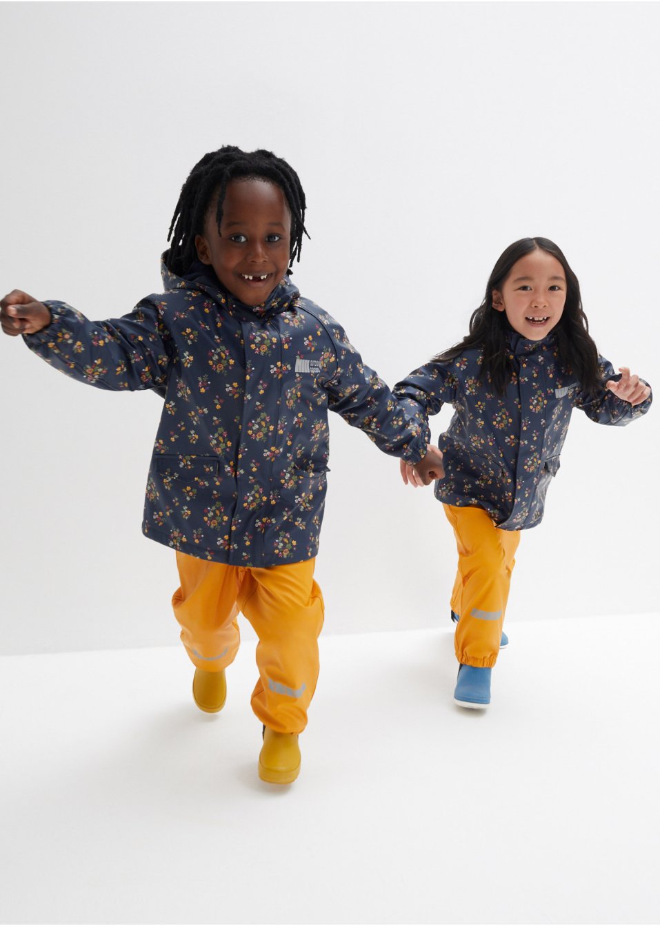 Veste de pluie thermo enfant avec imprimé floral