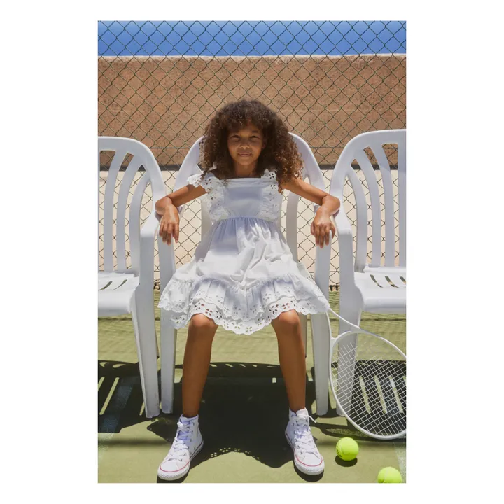 Molo Robe Ceelos Broderie Anglaise | Blanc