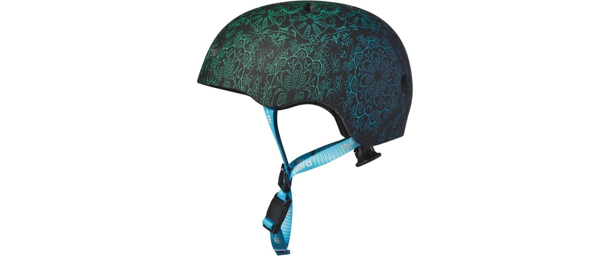 Helm Mandala Blau, MScooter und Fahrradhelm für Kinder