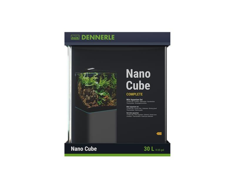 Dennerle Aquarium Nano Cube Complete, 30 l Mini Aquarium Komplettset