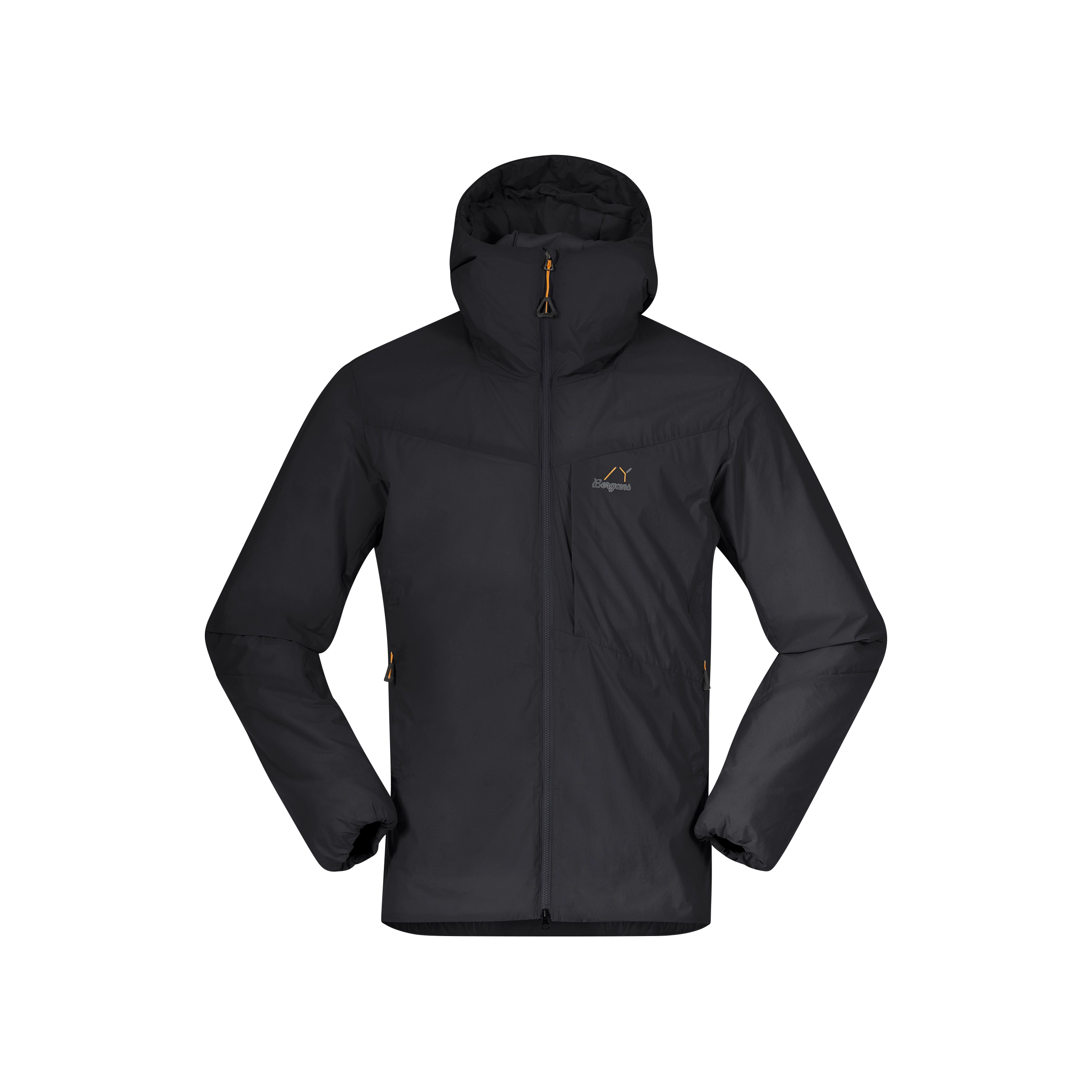 Y MountainLine Insulated Windbreaker Jacket Men Dark Shadow Grey