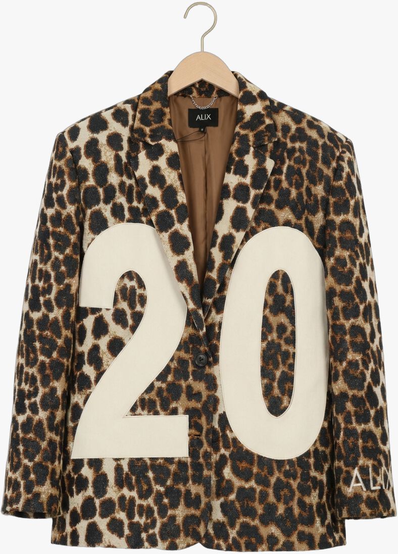multi alix the label blazer ladies woven big 2014 animal blazer