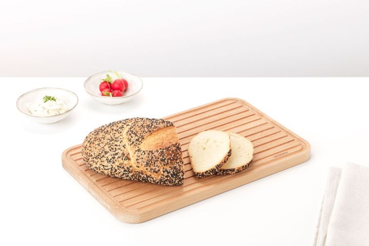 Profile Houten snijplanken, set van 3 (voor groente, brood en vlees) -