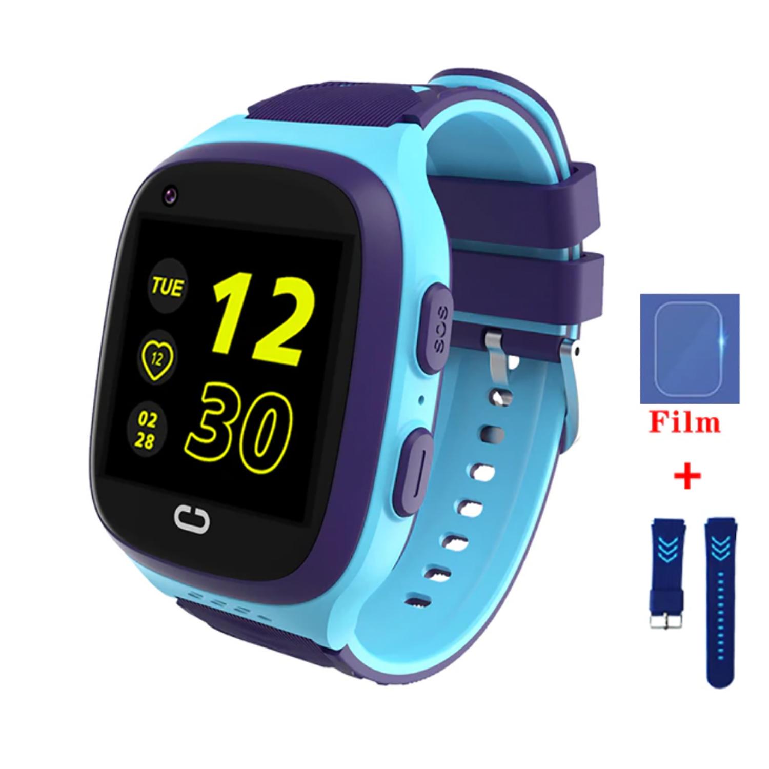 TPFNet Smart Watch für Kinder - IP67 - Silikon Armband - Android & IOS - Rosa