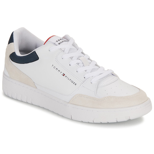 Tommy Hilfiger - TH BASKET CORE LTH MIX Blanco