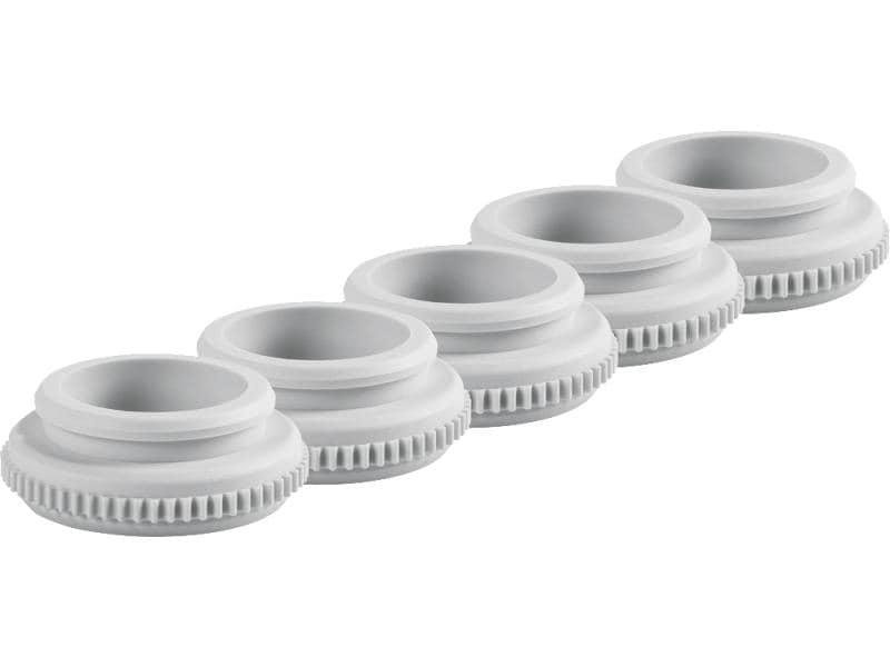 Homematic IP Smart Home Adapter VA80 für Stellantriebe, 5 S Ventiladapter für Stellantriebe, 5 Stück – EQ3-ADA-VA80
