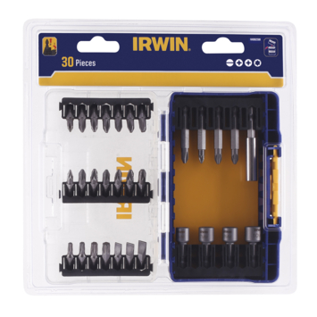 Irwin schroefbitset 30-delig (Inclusief schroefbithouder endopsleutels)
