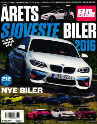 Årets Sjoveste Biler 2016 - Bil Magasinet - Bog