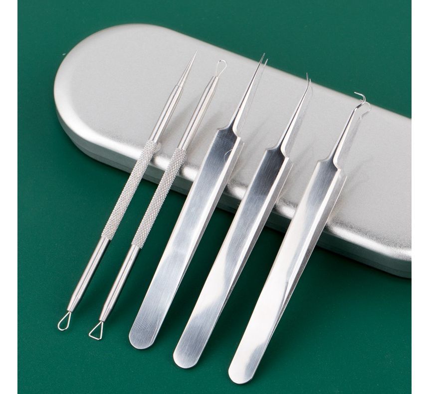 Choyu - Set van 7: RVS mee-eter verwijderaar (verschillende designs)