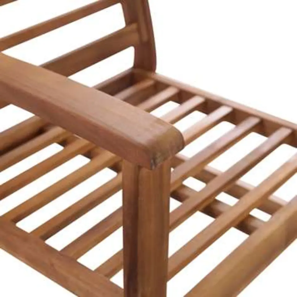 vidaXL - Tuinbank Set - Bruin - Hout